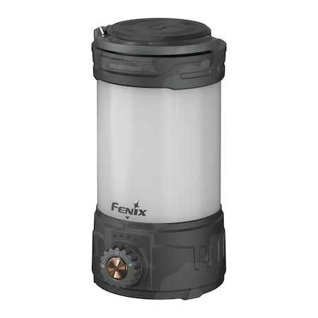 Fenix 650 lumens Rechargeable Camping Lantern, Grey Camo CL26R Pro